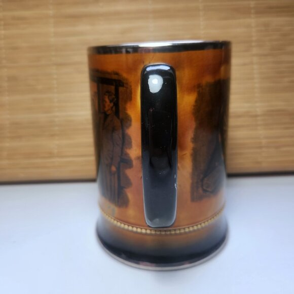 Royal Bradwell beer stein darts beer mug ceramic pint mug pub scene dart RARE - Picture 6 of 8